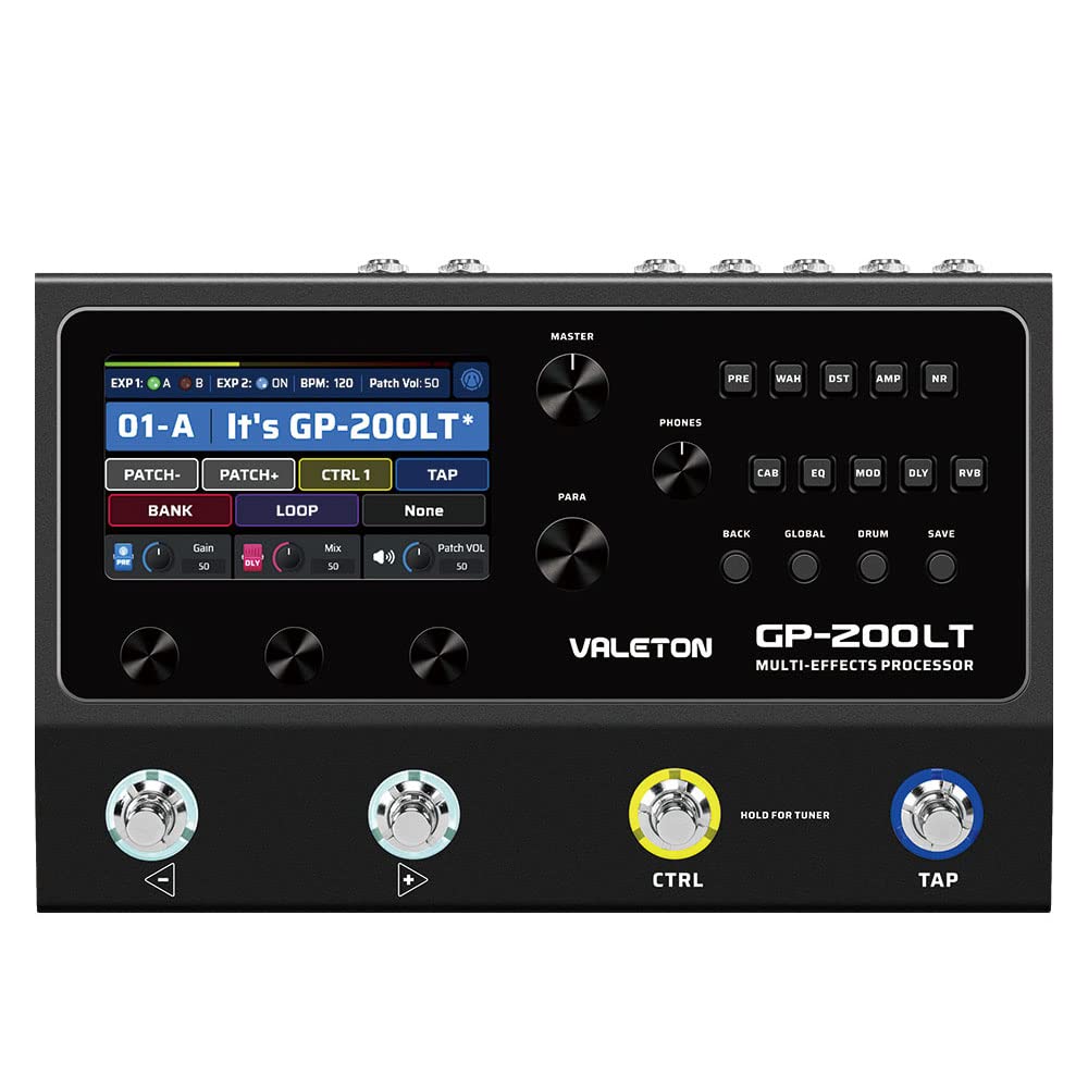 Foto 1 | Pedal Multiefectos Valeton Gp-200lt Pedal Para Guitarra Y Bajo - Venta Internacional.