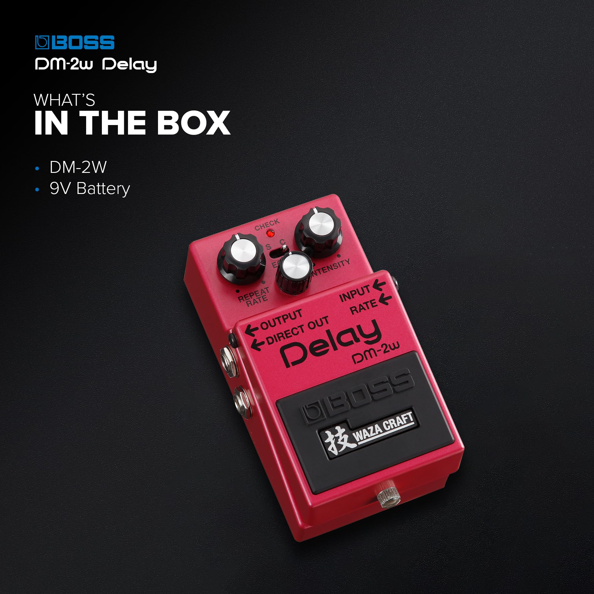 Foto 3 pulgar | Pedal De Retardo Boss Dm-2w Reedición Totalmente Analógica Del Waza Craft - Venta Internacional.