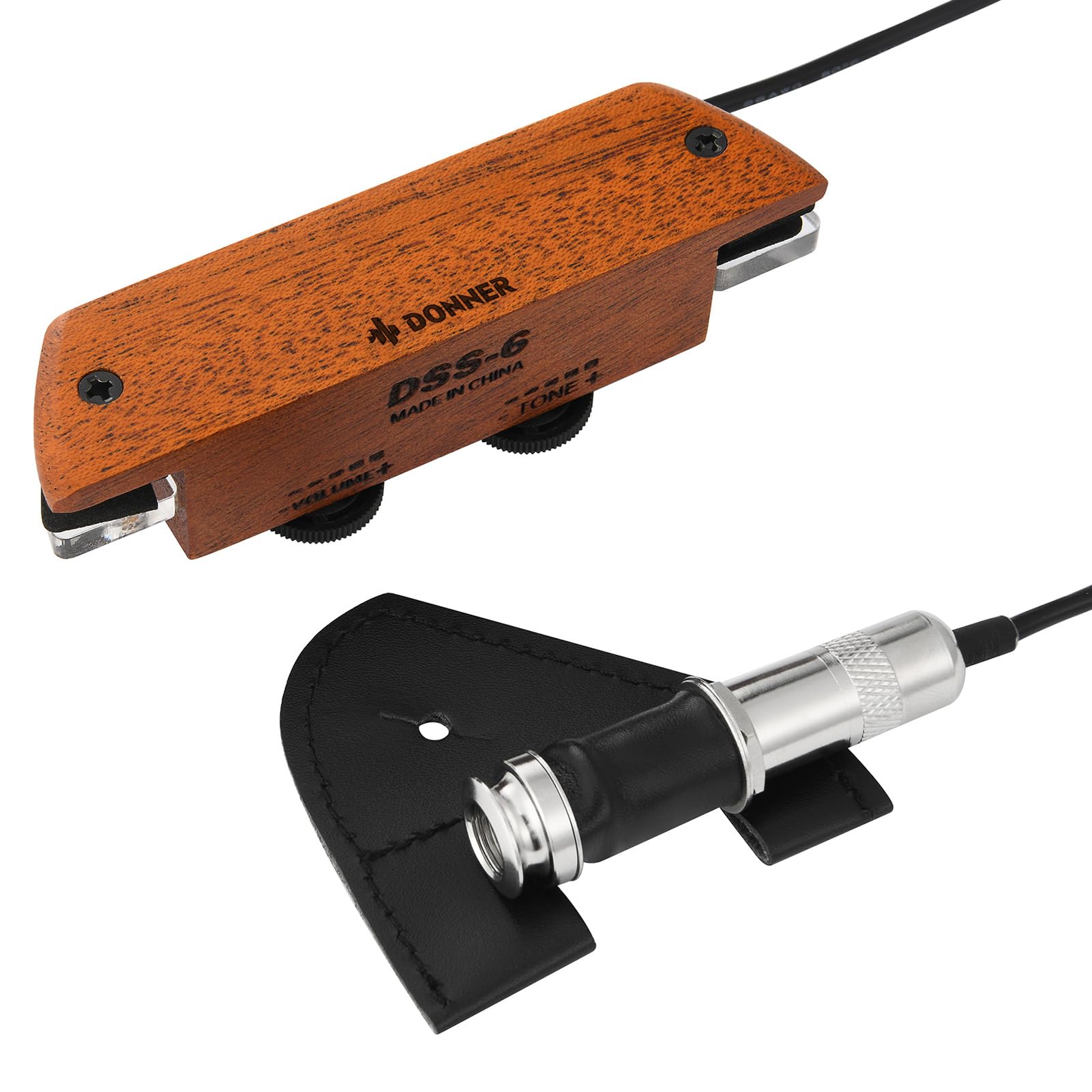 Foto 2 pulgar | Pastilla Para Guitarra Acústica Donner Dss-6 Passive Mahogany - Venta Internacional.