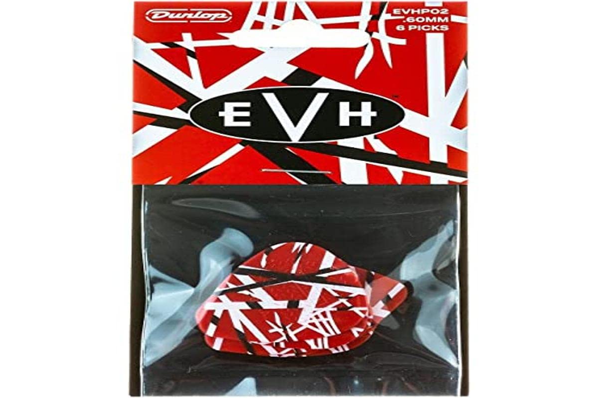 Foto 2 pulgar | Púas De Guitarra Jim Dunlop Evh Frankenstein, Paquete De 6, 60 Mm - Venta Internacional.