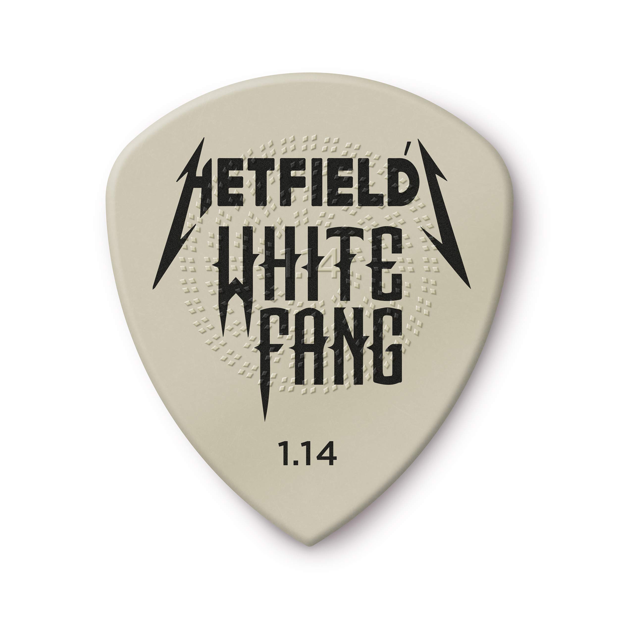 Foto 2 pulgar | Púas Para Guitarra Jim Dunlop Hetfield's White Fang Custom Flow 1.14 Mm - Venta Internacional.