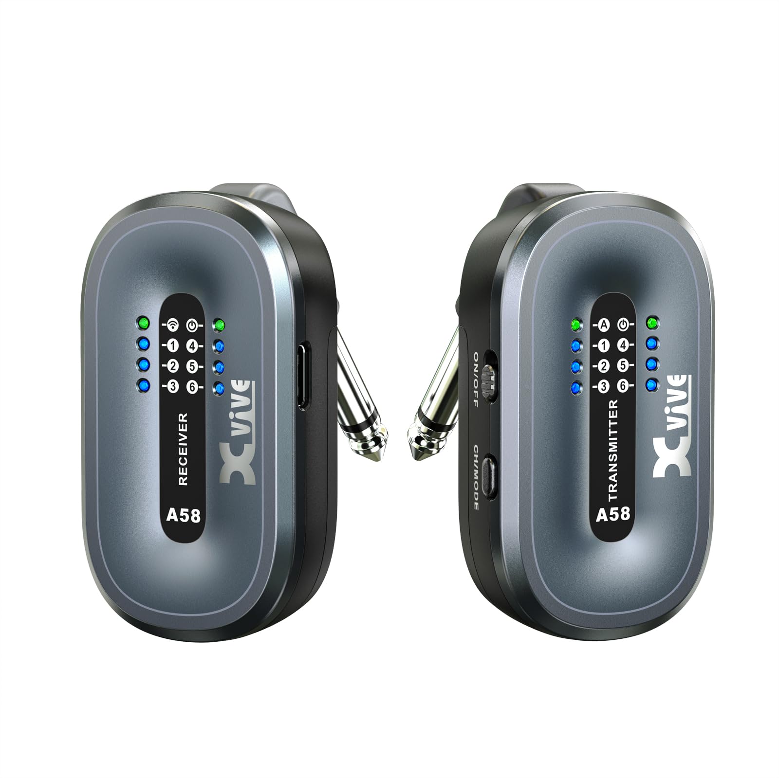 Foto 2 pulgar | Sistema De Guitarra Inalámbrico Xvive A58 5.8ghz Para Eléctrico/acústico - Venta Internacional.