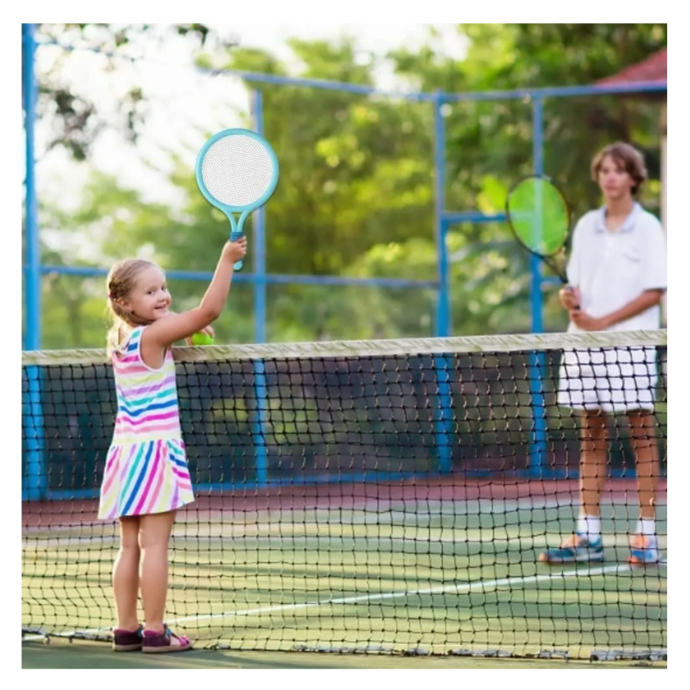 Foto 4 pulgar | ''raquetas Tenis Badminton 2 Padel Y 4 Pelotas Set Niños Juego Lab.g  Azul ''