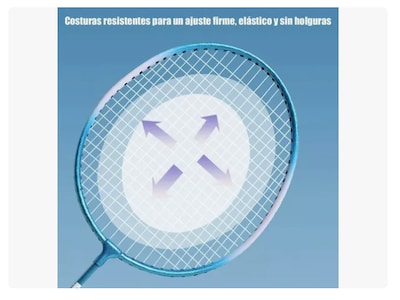 Foto 3 | Set Premium Xtellar De Bádminton: Raquetas Ultraligeras Y Gallitos Para Elevada Competición Y Diversión Asegurada.
