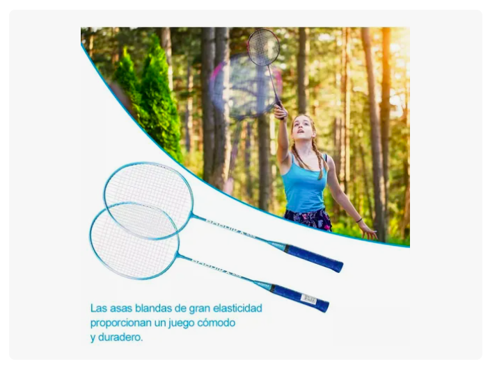 Foto 5 pulgar | Set Premium Xtellar De Bádminton: Raquetas Ultraligeras Y Gallitos Para Elevada Competición Y Diversión Asegurada.