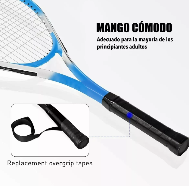 Foto 5 pulgar | Set de Raquetas de Tenis Xtellar Premium con Bolsa y Pelotas