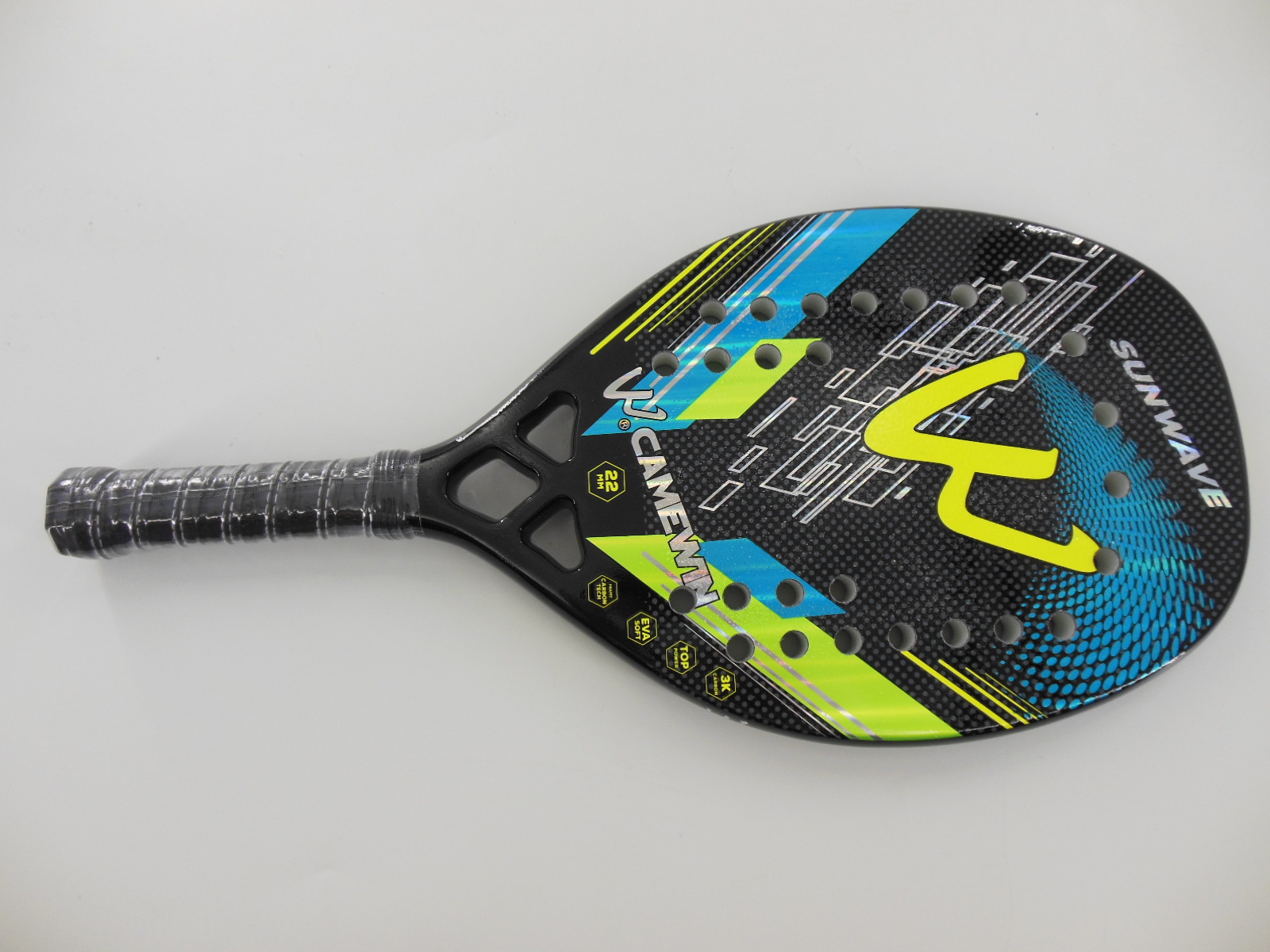 Foto 5 pulgar | Pala De Pádel J-one 4009 Bluegreen Carbon Fiber 3k 320g - Venta Internacional.