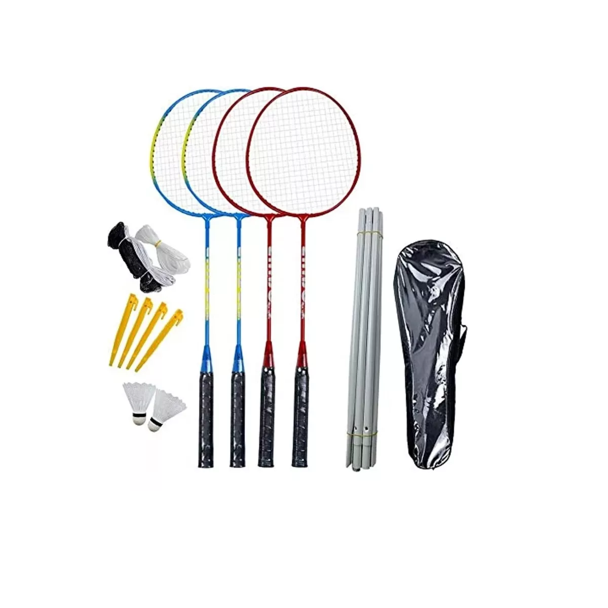 Foto 2 | Sets De Bádminton De 19 Piezas Con Red/4raquetas/2 Bádminton Eo Safe Imports Esi-15846 Multicolor