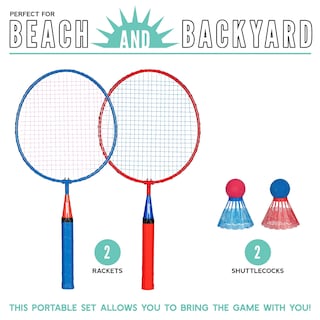 Foto 2 | Set De Raquetas De Bádminton Franklin Sports Smashminton Kids - Venta Internacional.