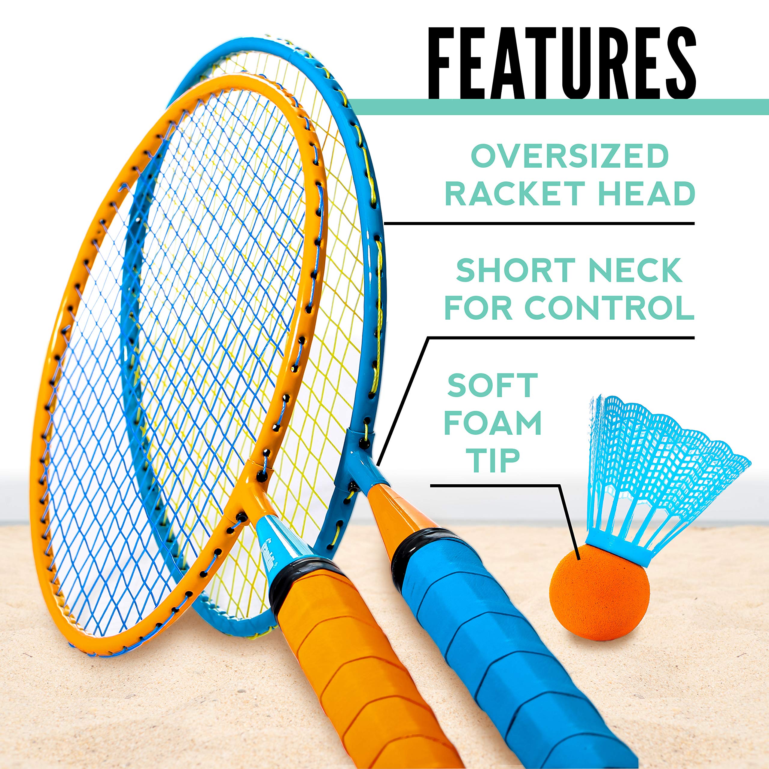 Foto 4 | Set De Raquetas De Bádminton Franklin Sports Smashminton Para 2 Jugadores - Venta Internacional.
