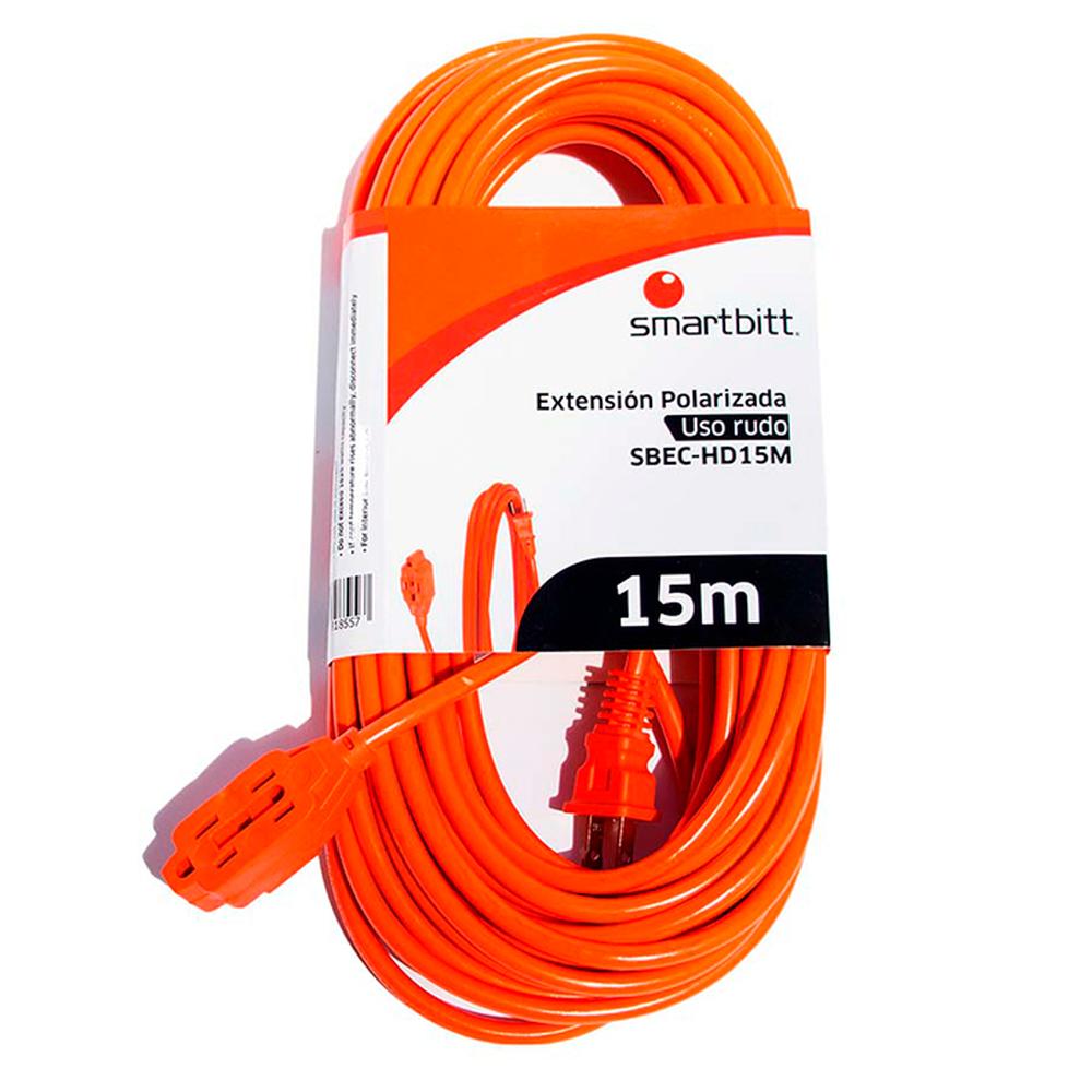 Foto 4 pulgar | Extensión Smartbitt Uso Rudo 15 M Contactos color Naranja