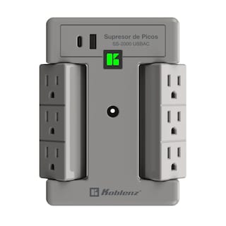 Foto 1 | Multicontacto Supresor Picos Koblenz Giratorios + Usb A y C