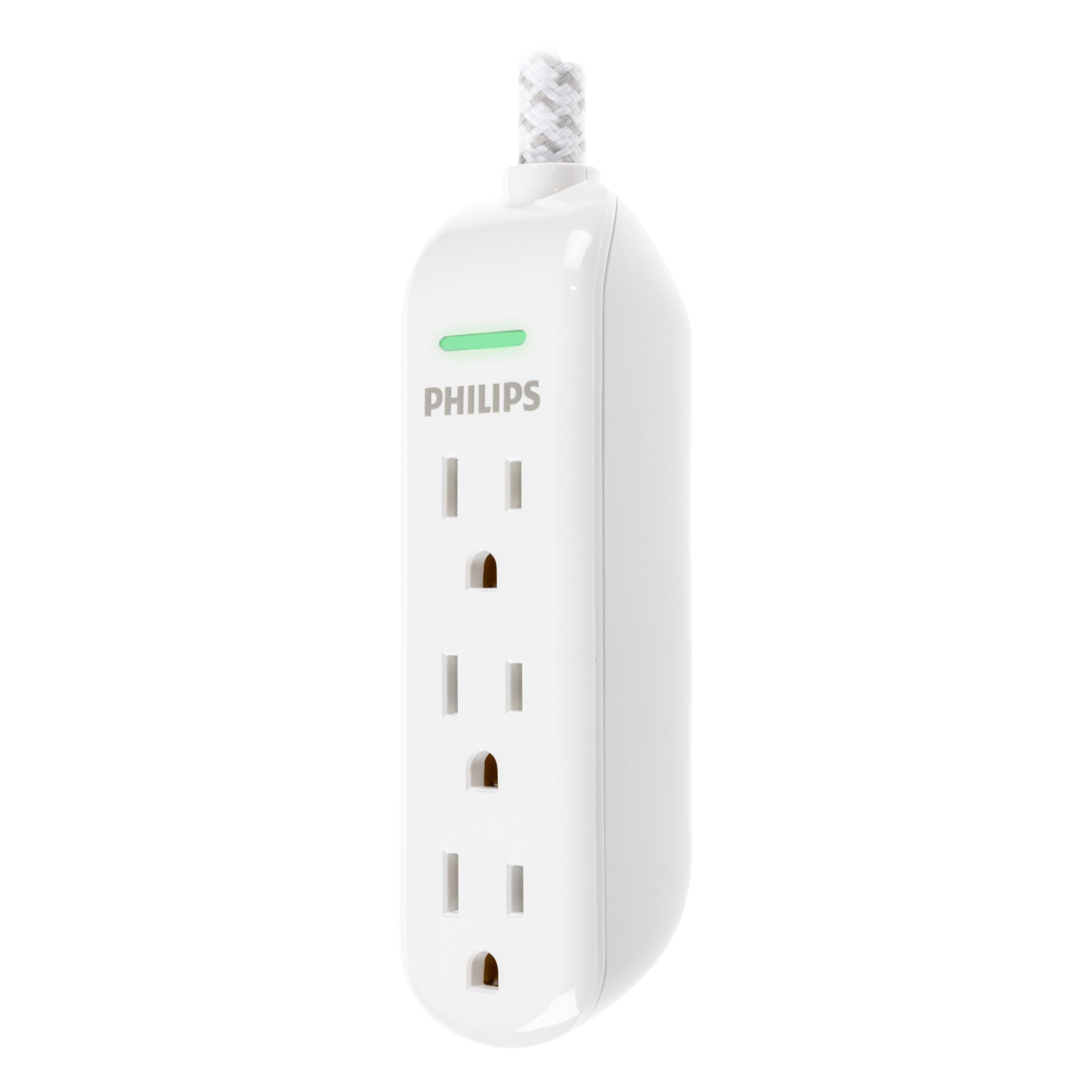 Foto 7 pulgar | Cable de Extensión Philips 3 Salidas 2,4 m con Protección Blanco - Venta Internacional