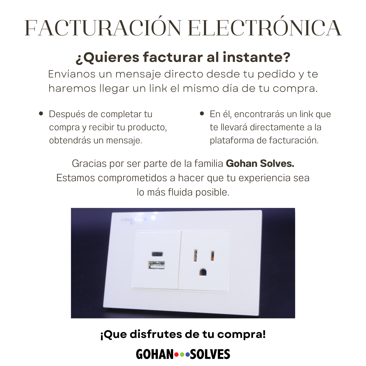 Foto 7 pulgar | 4 Contactos Eléctricos Con Puerto Usb Y Tipo C