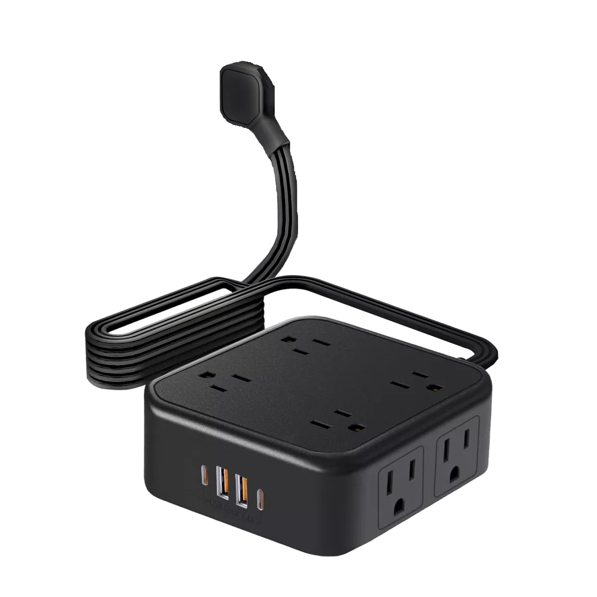 Placa Alimentación Multicontacto con 8 Salidas 3 USB 1 Type-C