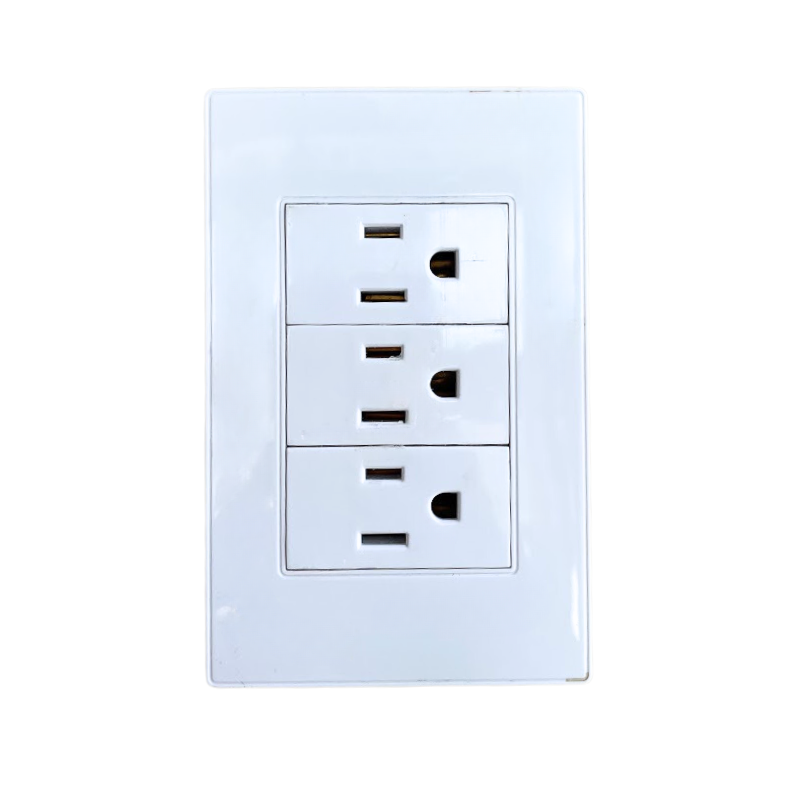10 Piezas Placa Contacto 1 Modulo Blanco