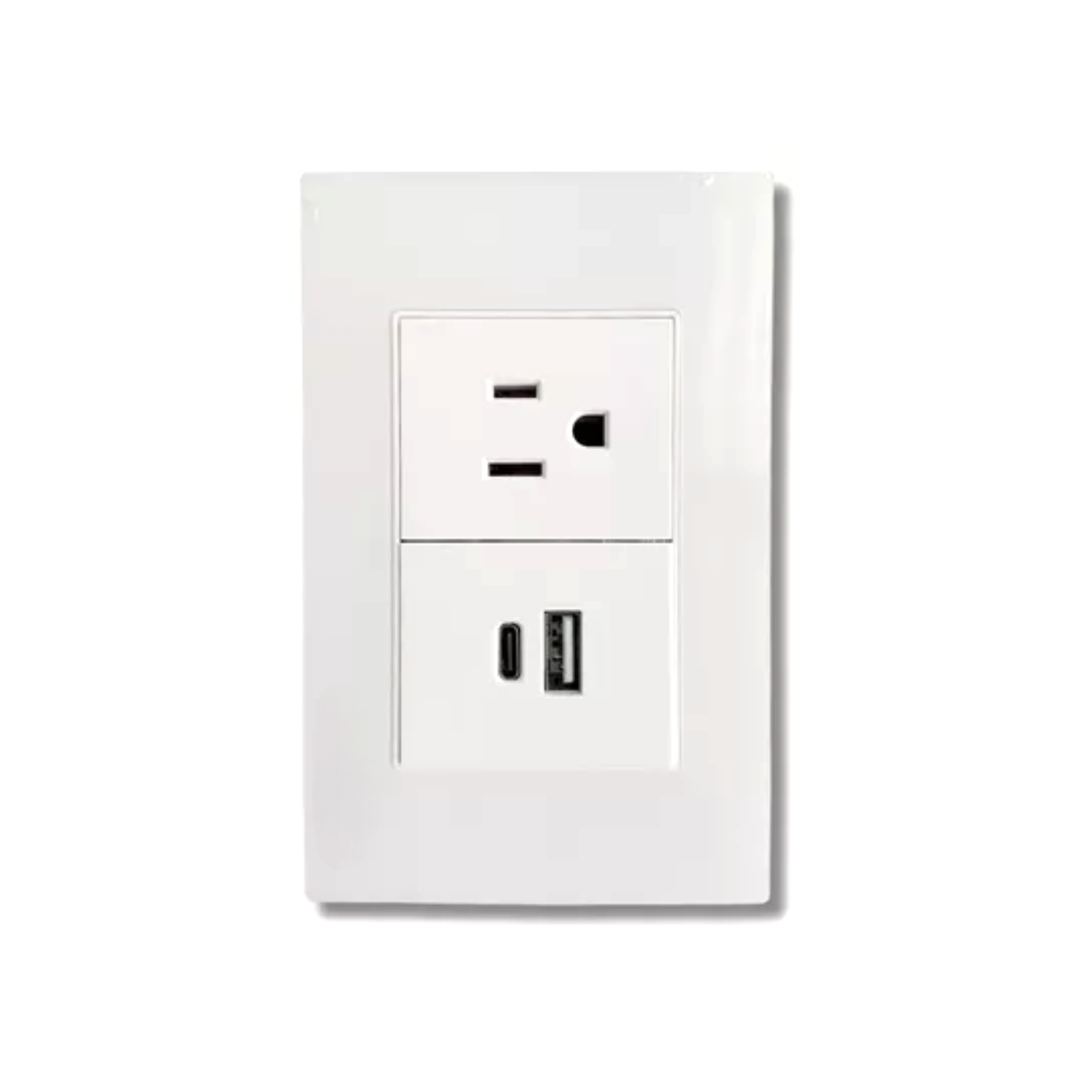 Foto 1 | 8 Piezas Placa 1 Contacto Y Entrada Usb Tipo C Blanco