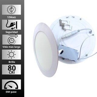 Foto 4 | 10 Piezas Luminario Decorativo Luz Blanca 12w