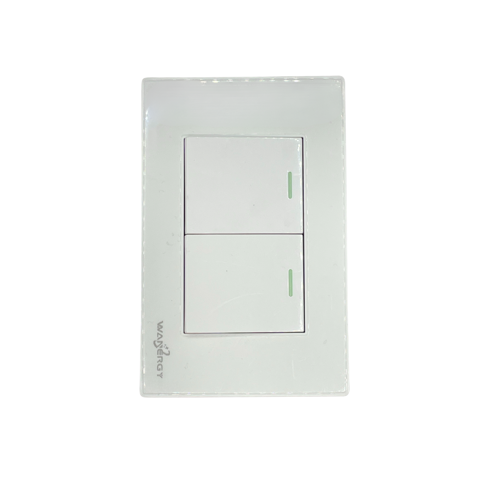 10 Piezas Placa 2 Apagadores Sencillos De 1.5 Modulo Blanco