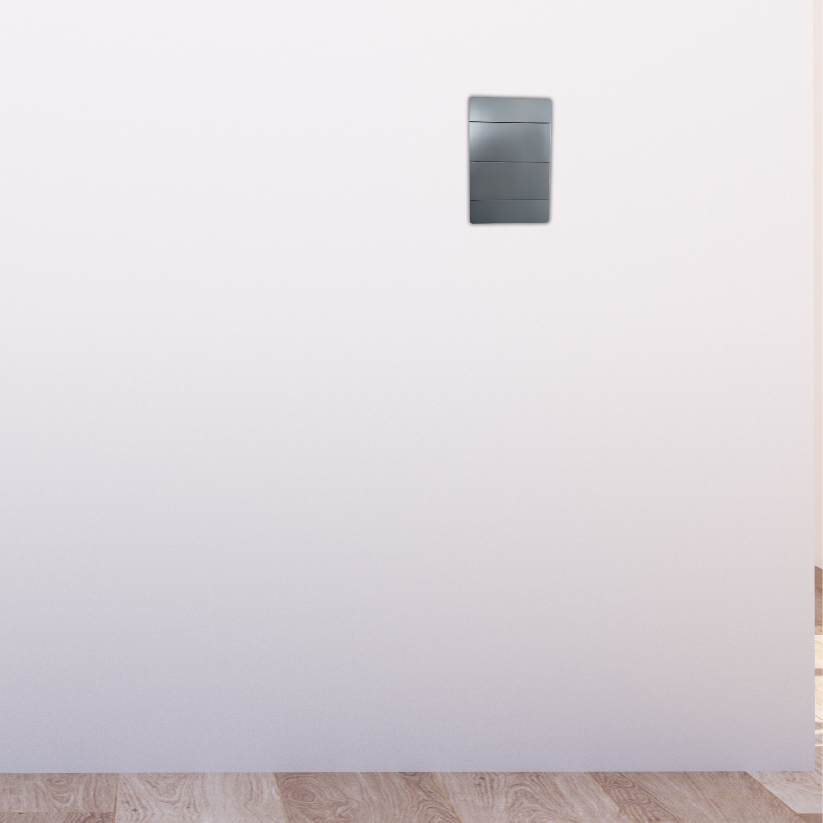 Foto 5 | 10 Piezas Placa 2 Apagadores Escalera 1.5 Modulo Gris Oscuro