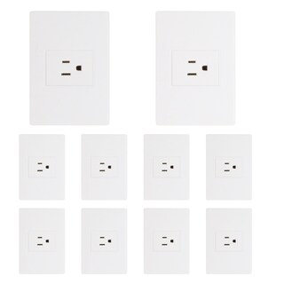 Foto 4 | 10 Piezas Placa 1 Contacto De 1.5 Modulo Blanco