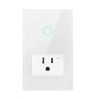 Foto 1 | Enchufe Wifi 1 Interruptores Eo Safe Imports Esi-18290 Blanco