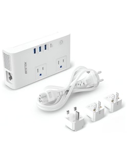 Foto 1 | Multicontacto Para Viaje Bestek 2 Salidas Y 3 Usb Color Blanco