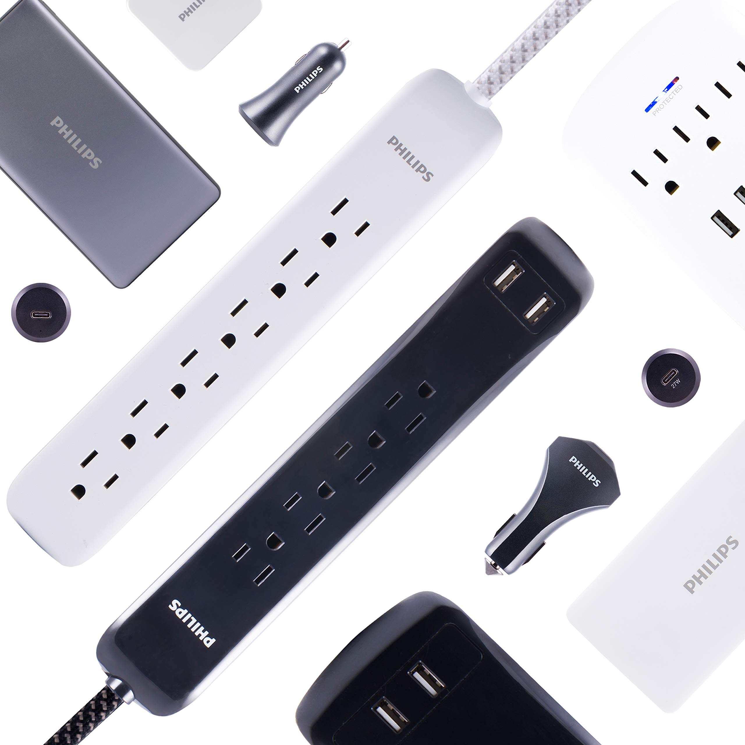 Foto 8 pulgar | Protector Contra Sobretensiones Power Strip Philips Spc6244wc/37, 4 Salidas - Venta Internacional.