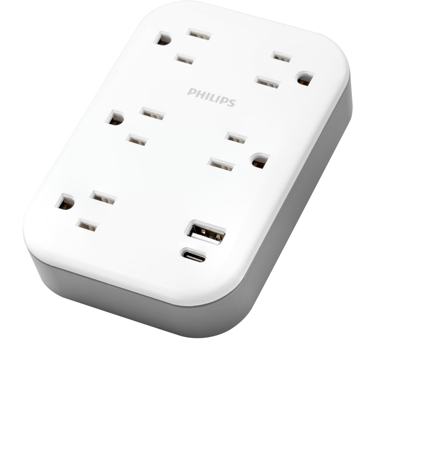 Foto 1 | Extensor De Grifo De Pared Philips Ezfit De 5 Salidas Con Protección Contra Sobretensiones - Venta Internacional.