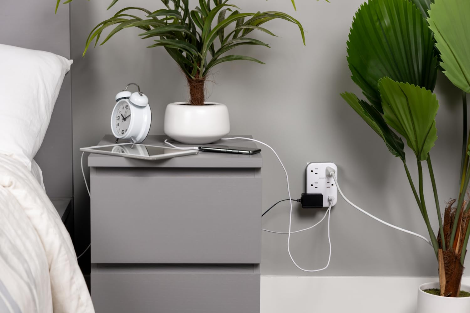Foto 2 | Extensor De Grifo De Pared Philips Ezfit De 5 Salidas Con Protección Contra Sobretensiones - Venta Internacional.