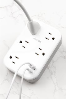 Foto 7 | Extensor De Grifo De Pared Philips Ezfit De 5 Salidas Con Protección Contra Sobretensiones - Venta Internacional.