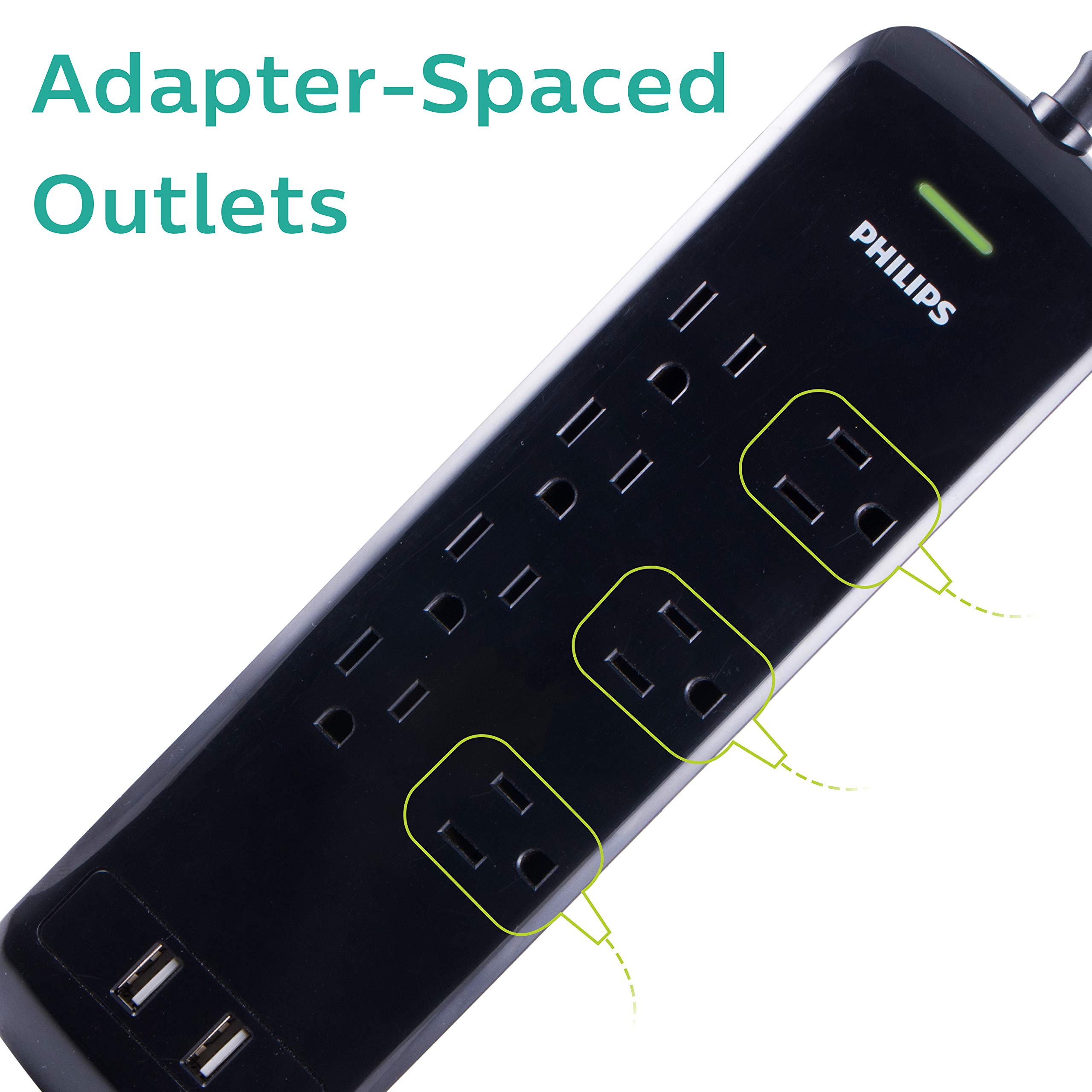 Foto 7 pulgar | Protector Contra Sobretensiones Power Strip Philips Spp6270bc/37, 7 Salidas - Venta Internacional.