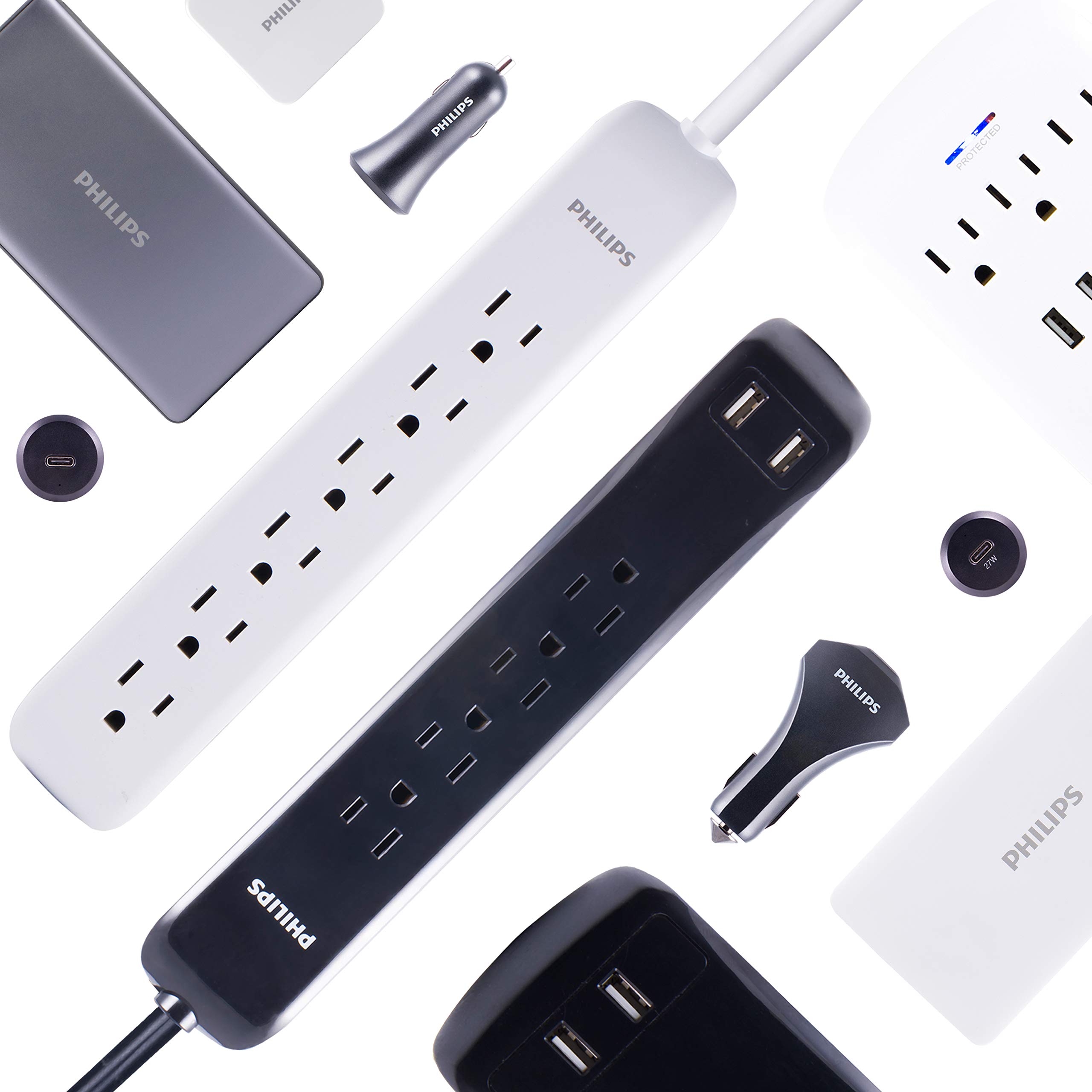 Foto 8 pulgar | Protector Contra Sobretensiones Power Strip Philips Spp6270bc/37, 7 Salidas - Venta Internacional.
