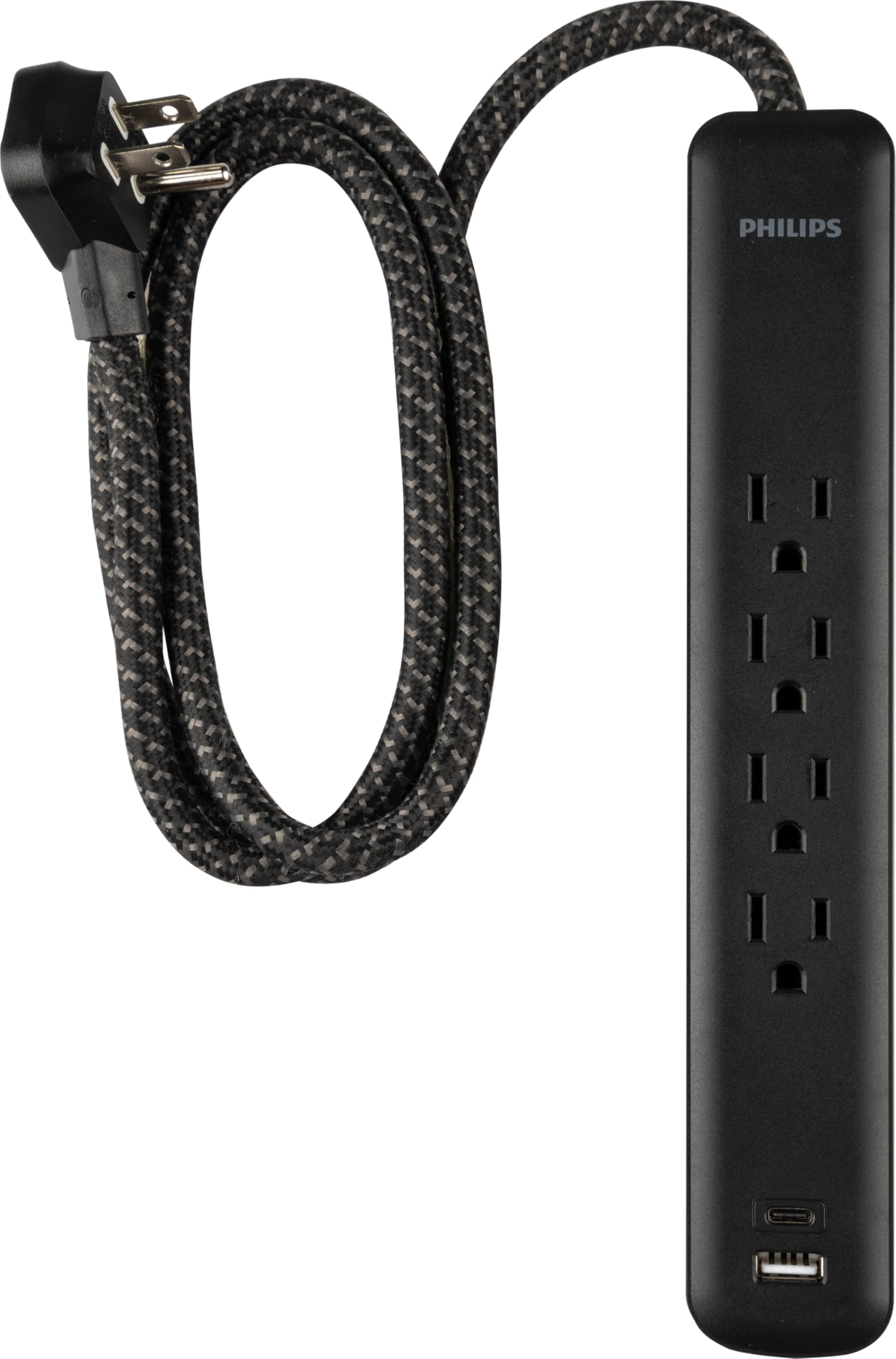 Foto 3 pulgar | Protector Contra Sobretensiones Philips Spp3393b/37, 4 Salidas, 15 W, 450 J - Venta Internacional.