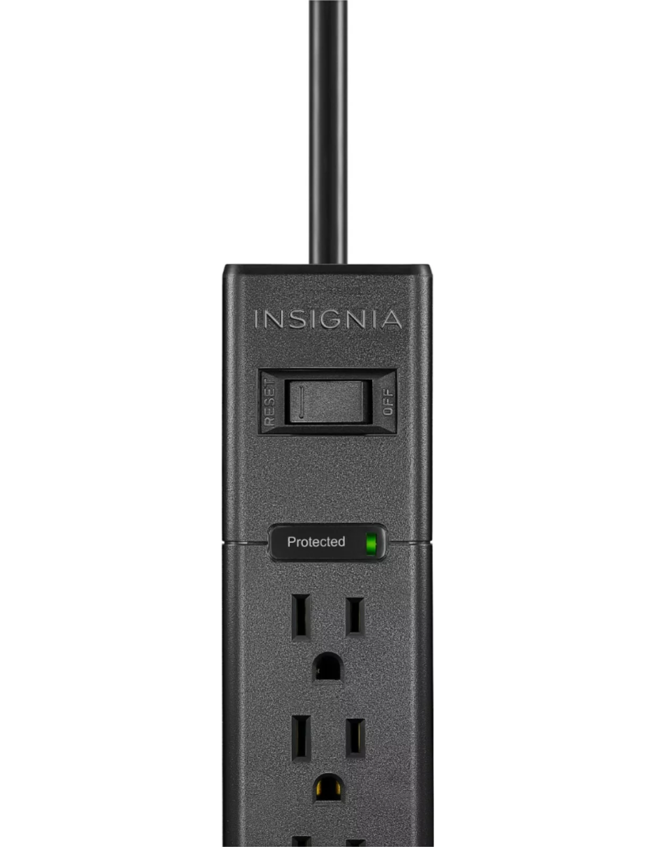 Foto 2 | Supresor Regulardor De Picos 6 Entradas Ns-hw502 Insignia Color Negro