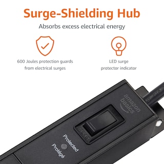 Foto 3 | Protector Contra Sobretensiones Amazon Basics 9 Outlet 600j - Venta Internacional.