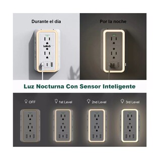 Foto 2 | Regleta Lab.g Con 6 Enchufes Ca Y 3 Usb +1 Type-c Blanco