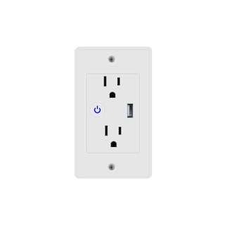 Foto 1 | Tomacorriente Nextep Smart De Pared Dúplex + Cargador Usb Control Wi-fi