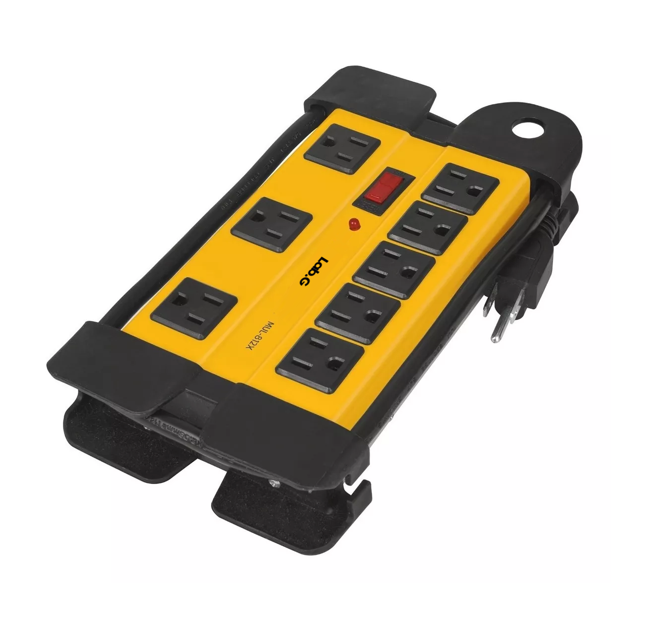 Multicontacto Lab.g Uso Industrial Volteck 8 Entradas 48188 Amarillo