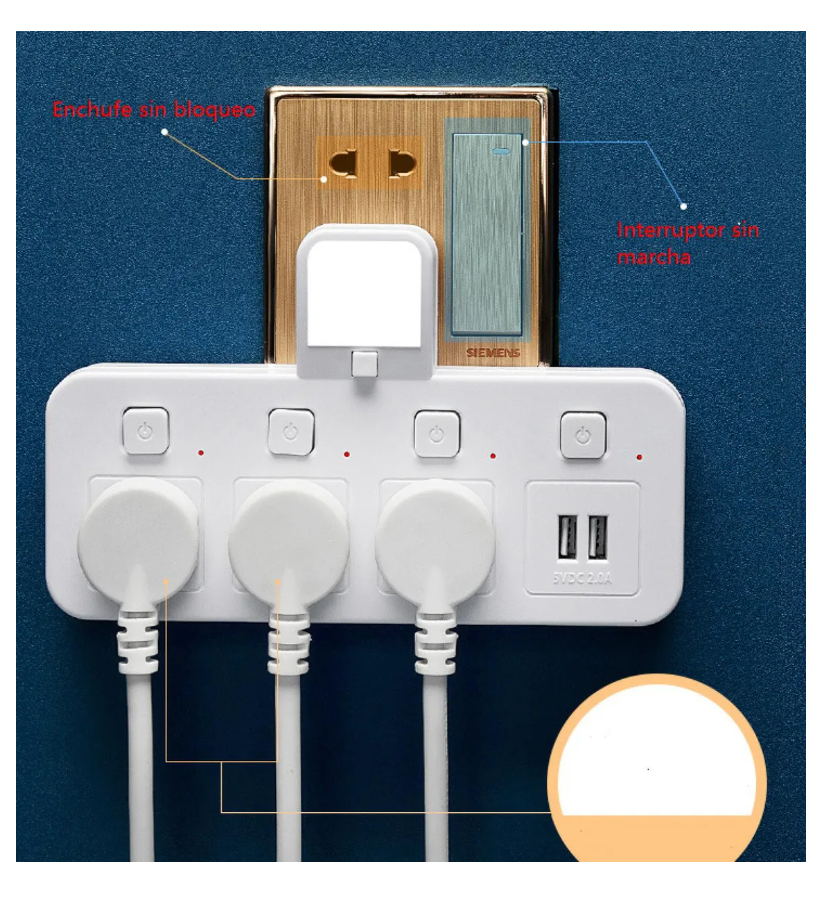 Foto 5 pulgar | Contactos Usb Para Convertidor De Luz Nocturna Multifunciona