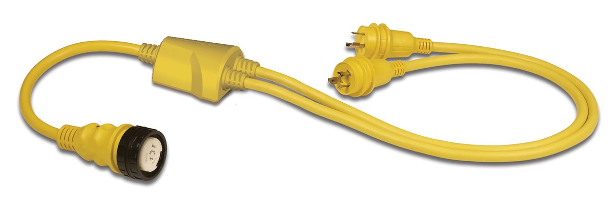Foto 2 pulgar | Adaptador En Y Inverso Marinco Ry504-2-30 2x30 A 125 V Machos A 50 A - Venta Internacional.