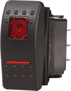 Foto 1 | Switch Blue Sea Systems 7936 Contura Ii De Encendido/apagado (dpdt), Color Negro - Venta Internacional.