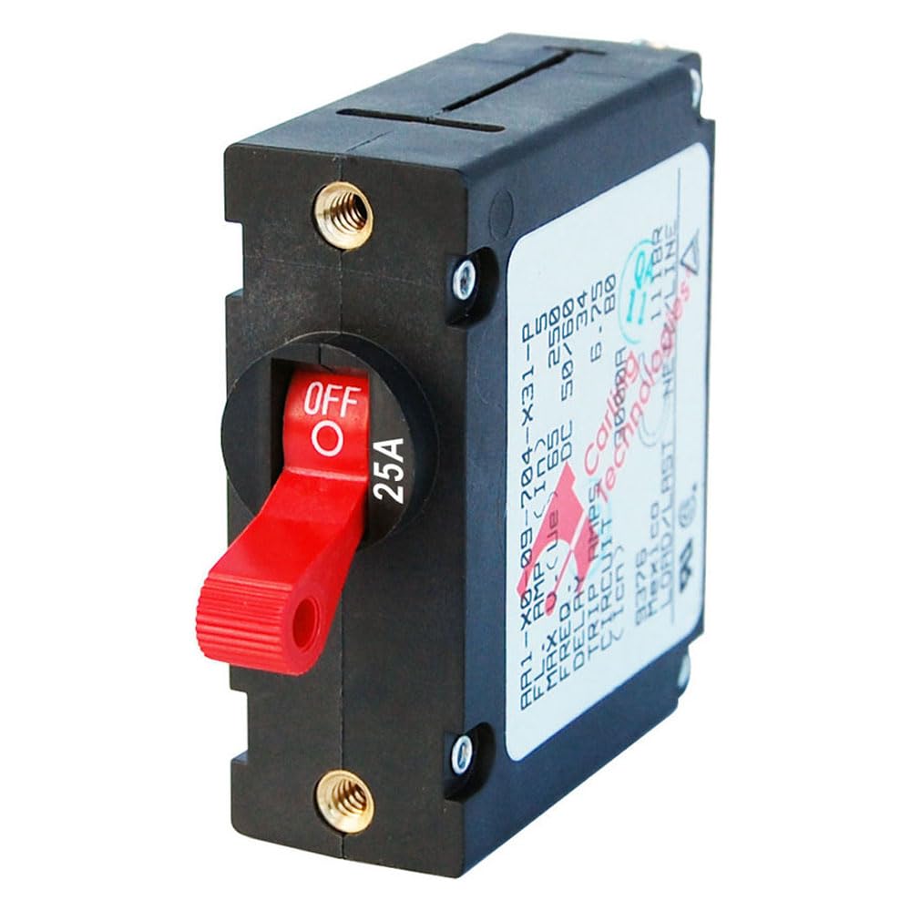 Disyuntor Blue Sea Systems A-series Red Toggle 25a - Venta Internacional.
