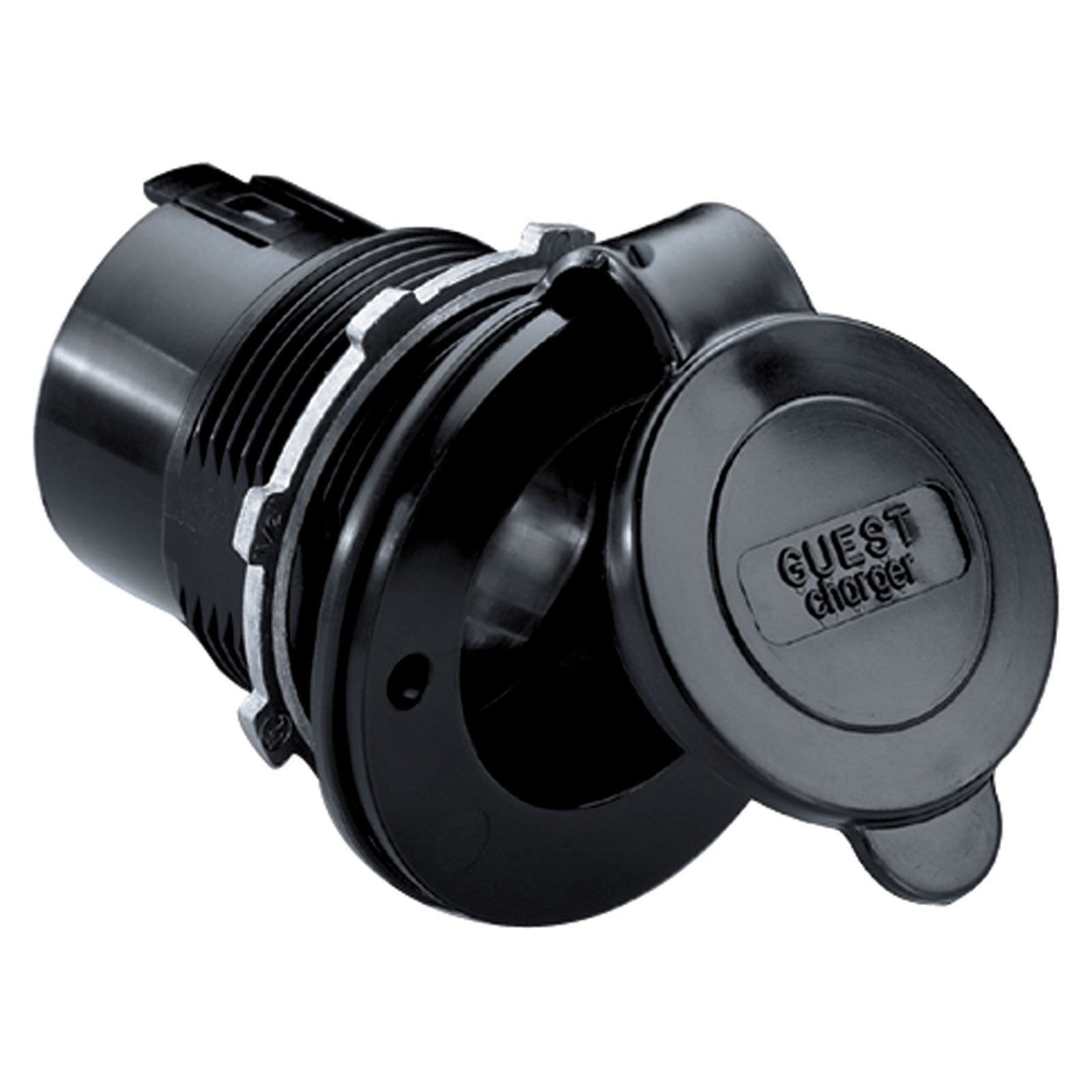 Charge Inlet Marinco 150cci 15a 125v - Soporte Universal, Color Negro - Venta Internacional.