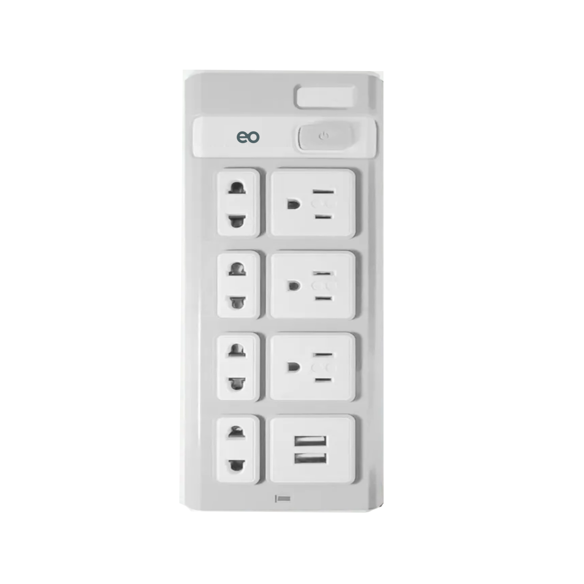 Foto 2 pulgar | Extensión Multi Contacto, 2 Puertos Usb, 7 Contactos, Switch Eo Safe Imports Esi-19119 Blanco