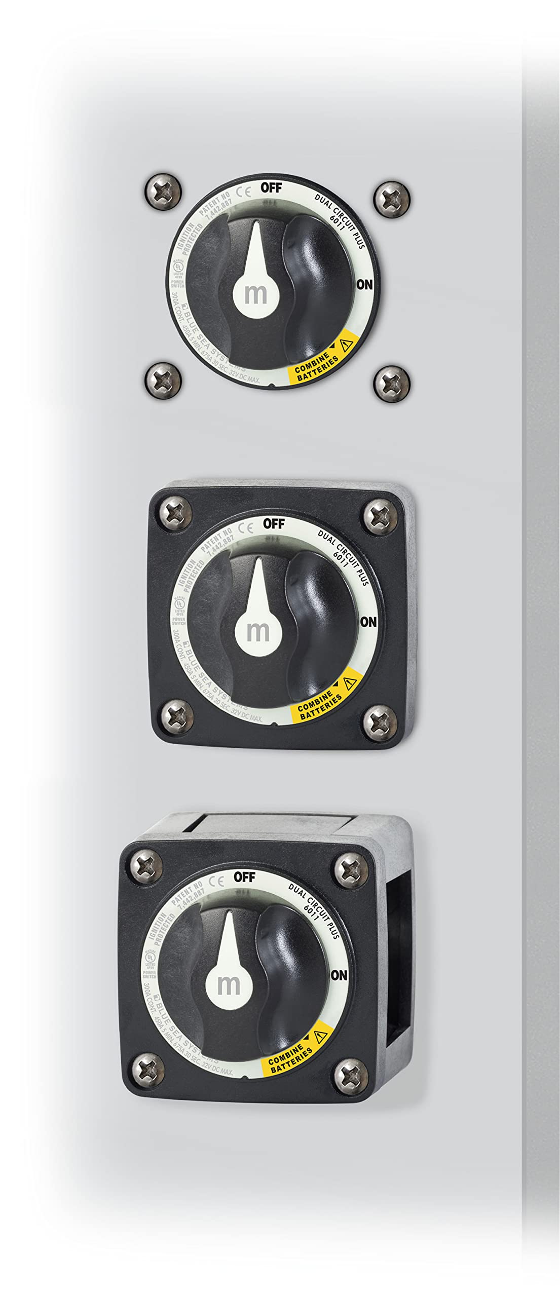 Foto 6 pulgar | Interruptor De Batería Blue Sea Systems Serie M Dual Circuitplus - Venta Internacional.