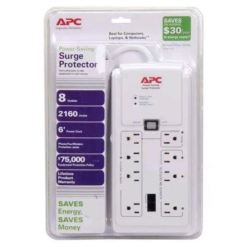 Foto 4 | Power Strip Apc P8gt, 8 Salidas, 120 V, Con Protección Para Teléfono - Venta Internacional.