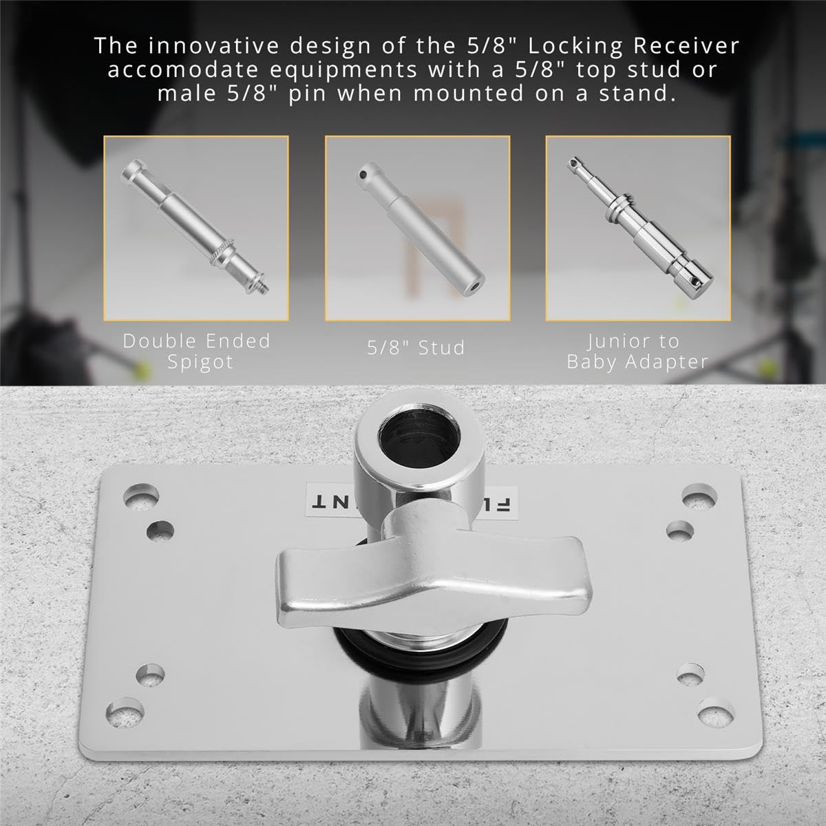 Foto 3 pulgar | Placa De Pared Flashpoint Con Receptor De Bloqueo 5/8 - Venta Internacional.