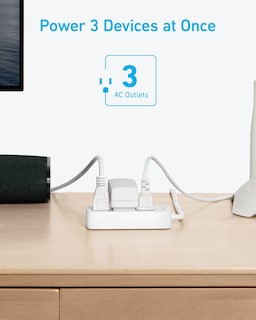 Foto 5 | Cable De Extensión Anker Flat Plug 3ac Con Protección Contra Sobretensiones - Venta Internacional.