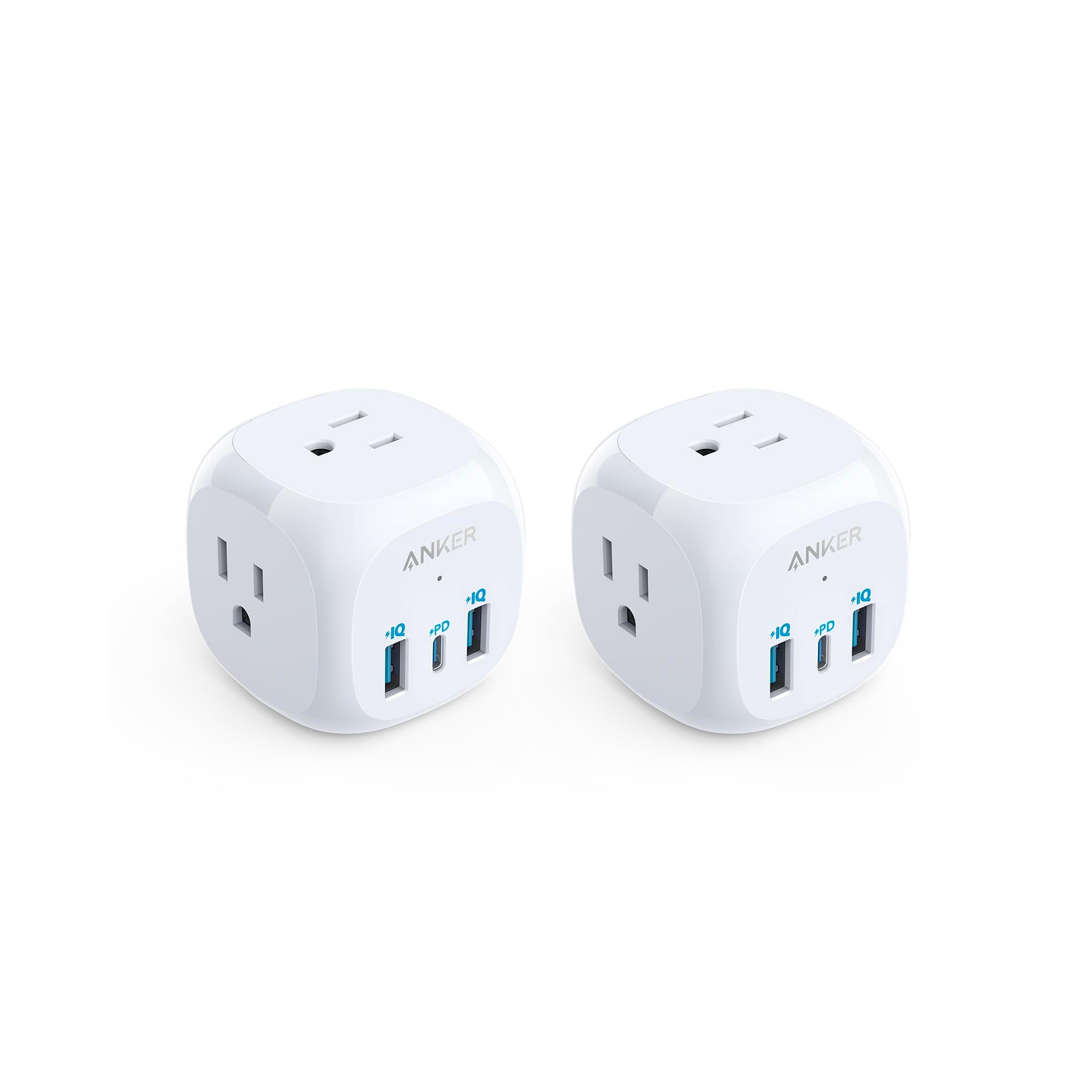 Extensor De Enchufe Anker 321 Con 3 Enchufes Y Cargador Usb C De 20 W X2 - Venta Internacional.